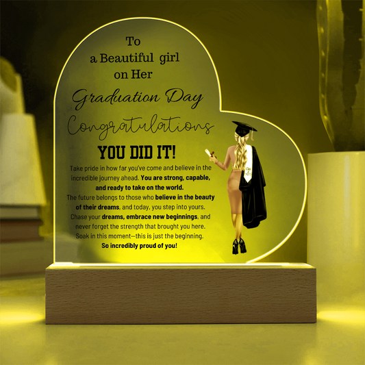 Graduation Gifts for Girls | Graduation Keepsake Plaque | Graduation Gift for Best Friend